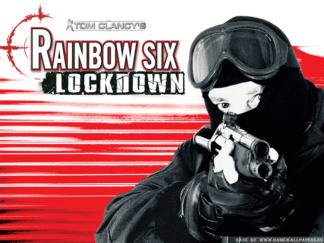 Rainbow Six 3 Lockdown title screen for Xbox